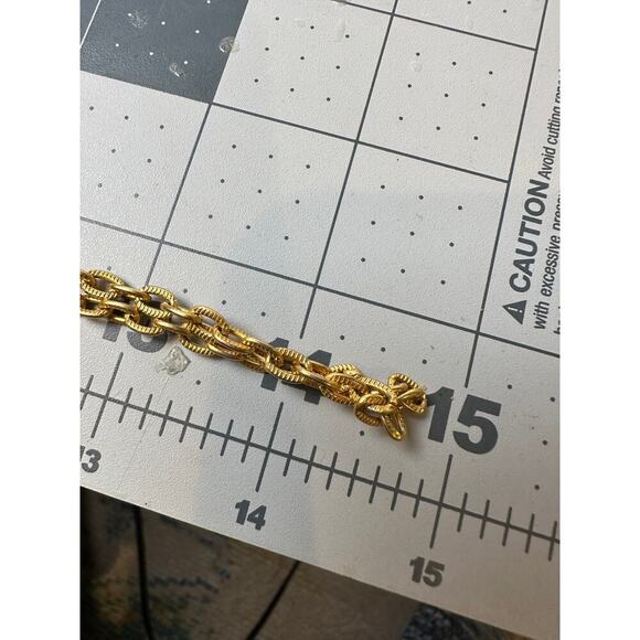 Vintage Goldtone Sunflower Pendant Chain Necklace 30" Hippie Boho Art Teacher - Picture 6 of 6